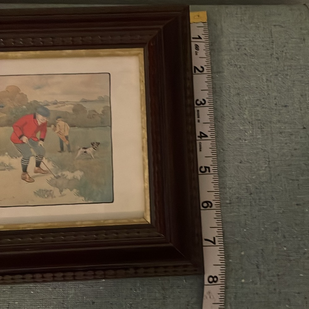 Golf scene framed art - Picture 3 of 5